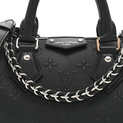 Louis Vuitton Calfskin Monogram Bold Speedy Trunk 20 7 of 9