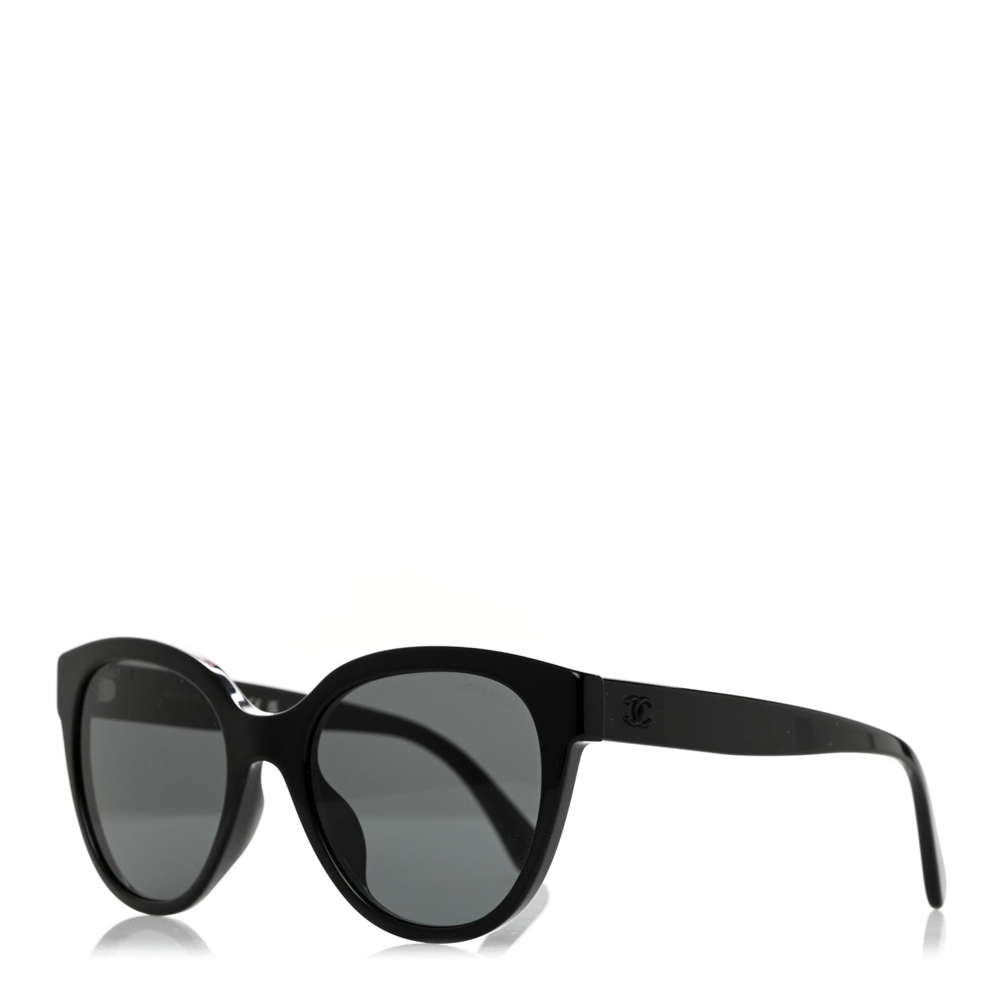 Acetate CC Butterfly Sunglasses 5414-A Black