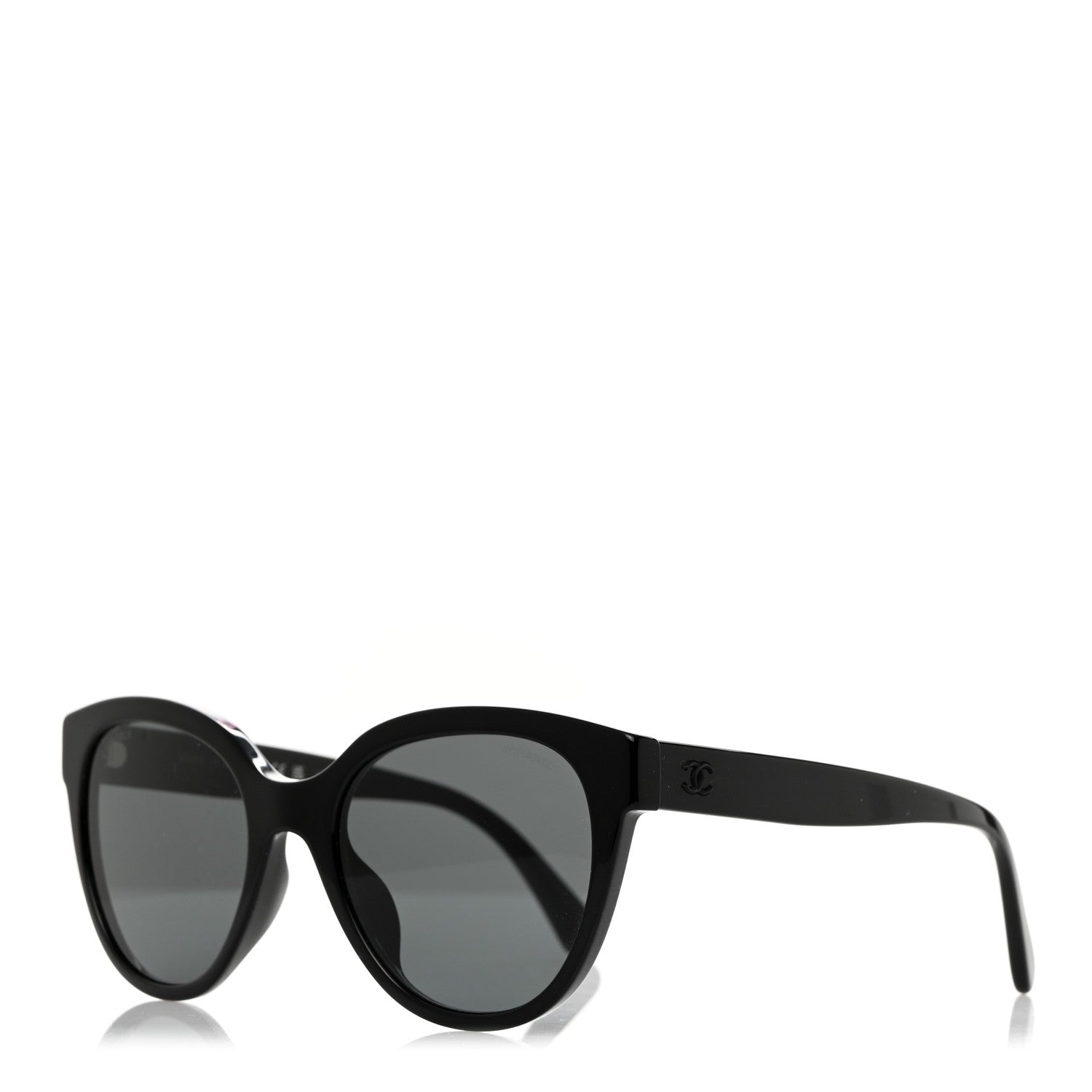 Chanel Acetate CC Butterfly Sunglasses 5414-A Black 1 of 8