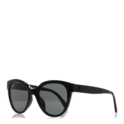 Chanel Acetate CC Butterfly Sunglasses 5414-A Black 1 of 8