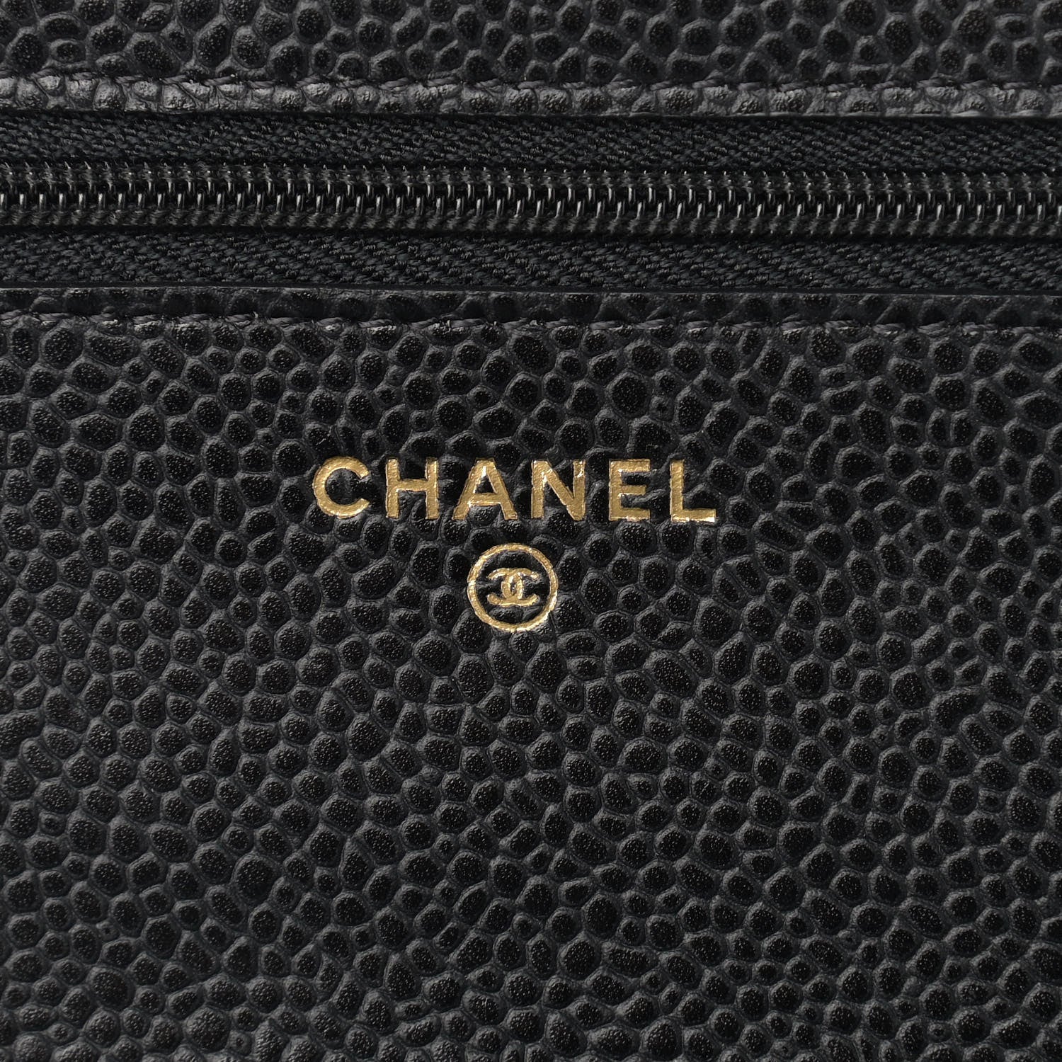 Chanel Caviar Quilted Wallet On Chain WOC Black 5 of 11