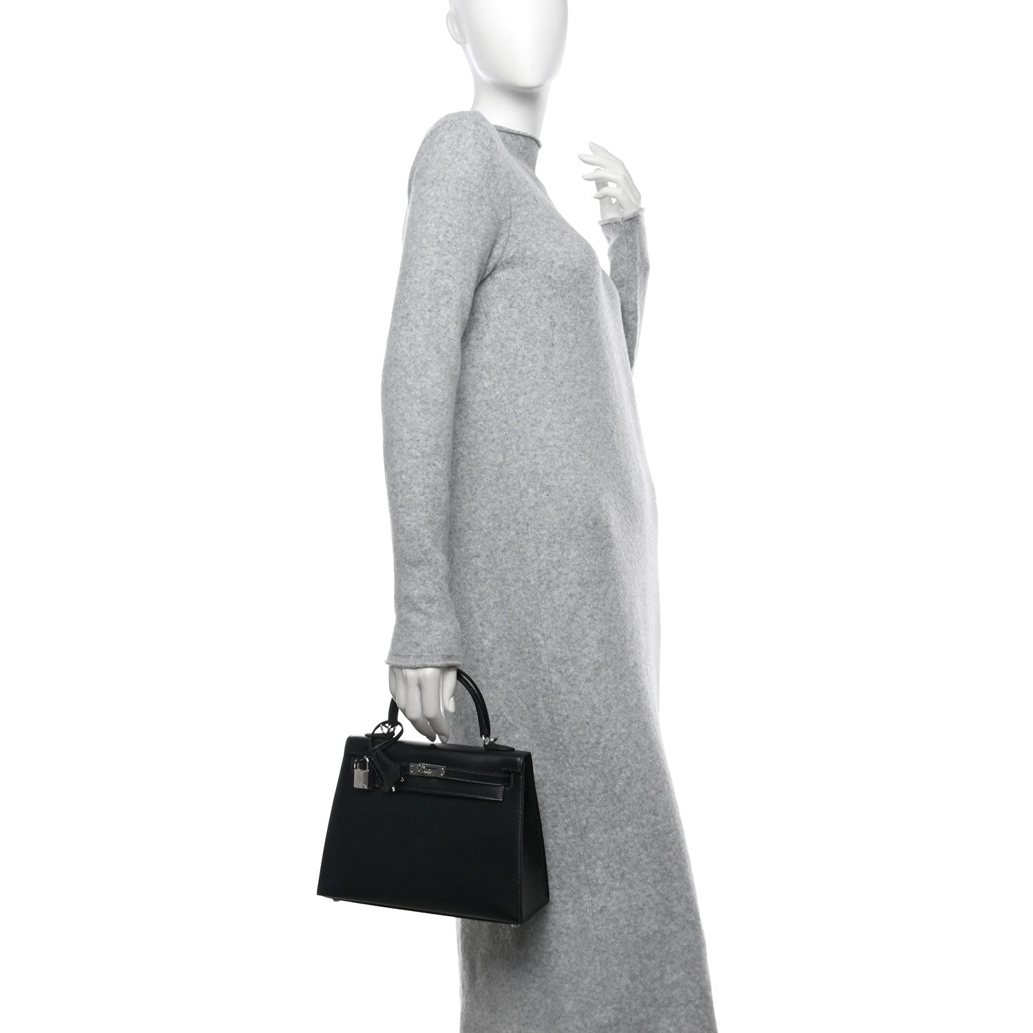 Hermes Box Kelly Sellier 25 Black 2 of 11