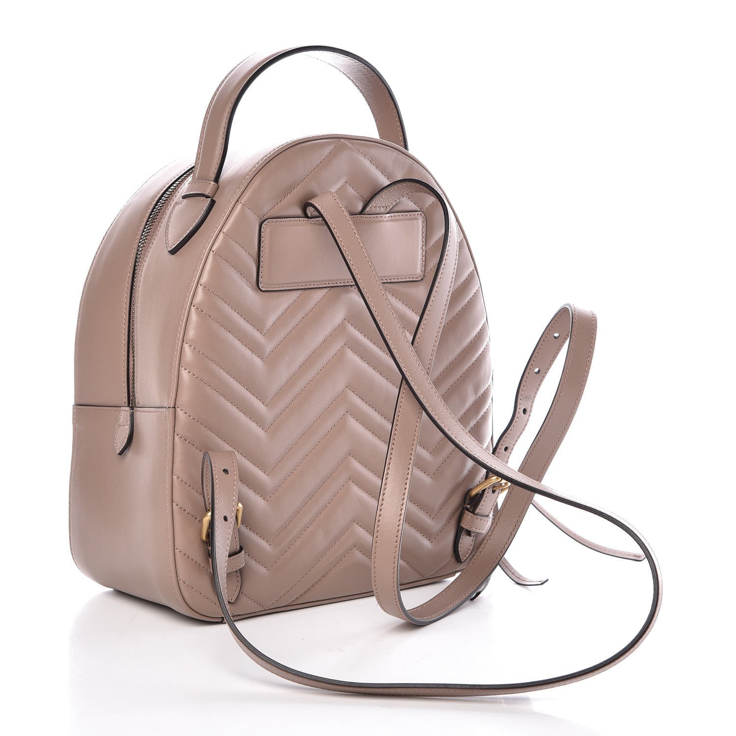 Calfskin Matelasse GG Marmont Backpack Porcelain Rose