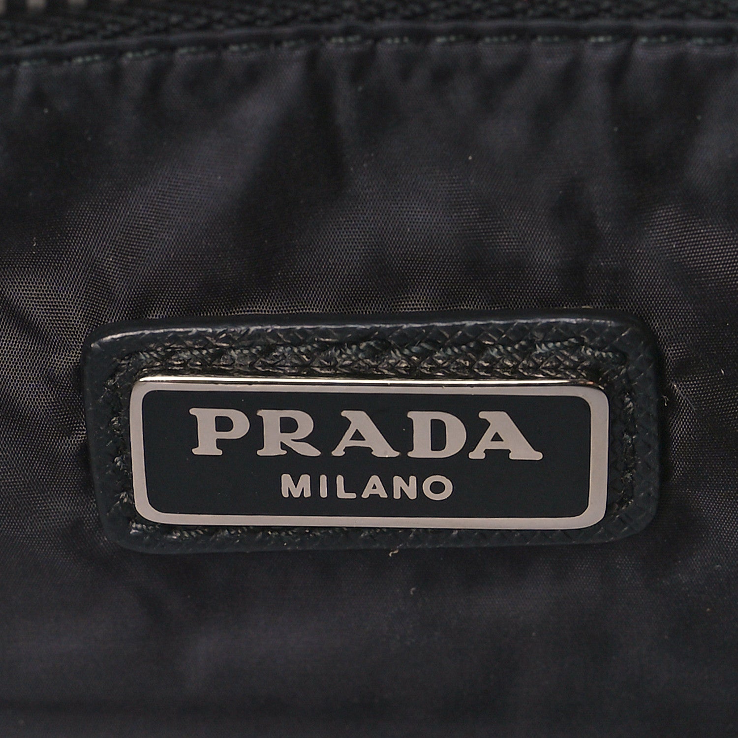 Prada Tessuto Nylon Saffiano Wristlet Bluette 6 of 7