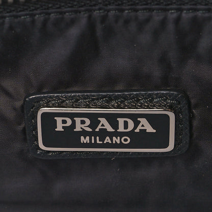 Prada Tessuto Nylon Saffiano Wristlet Bluette 6 of 7
