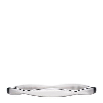 Chanel Platinum Camelia Wedding Band Ring 63 10.25 1 of 4