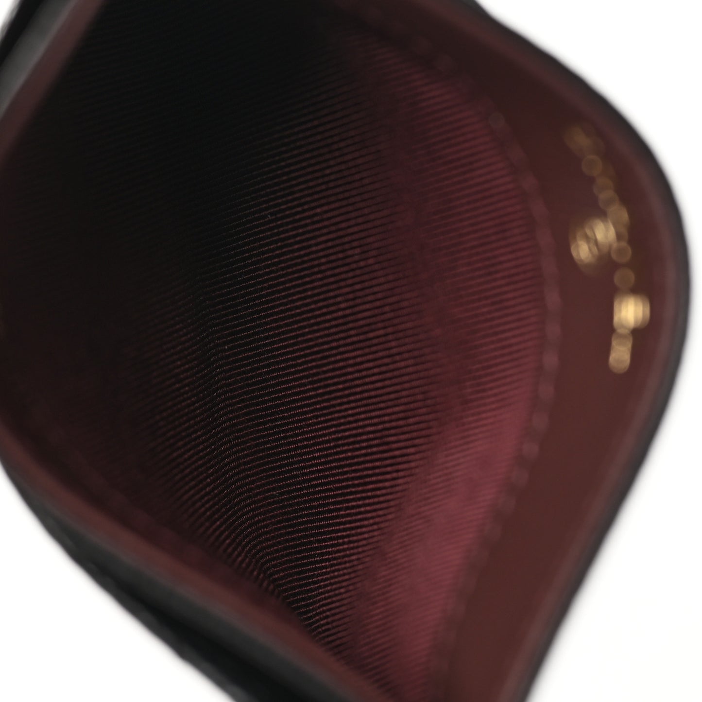 Caviar Quilted Card Holder Black