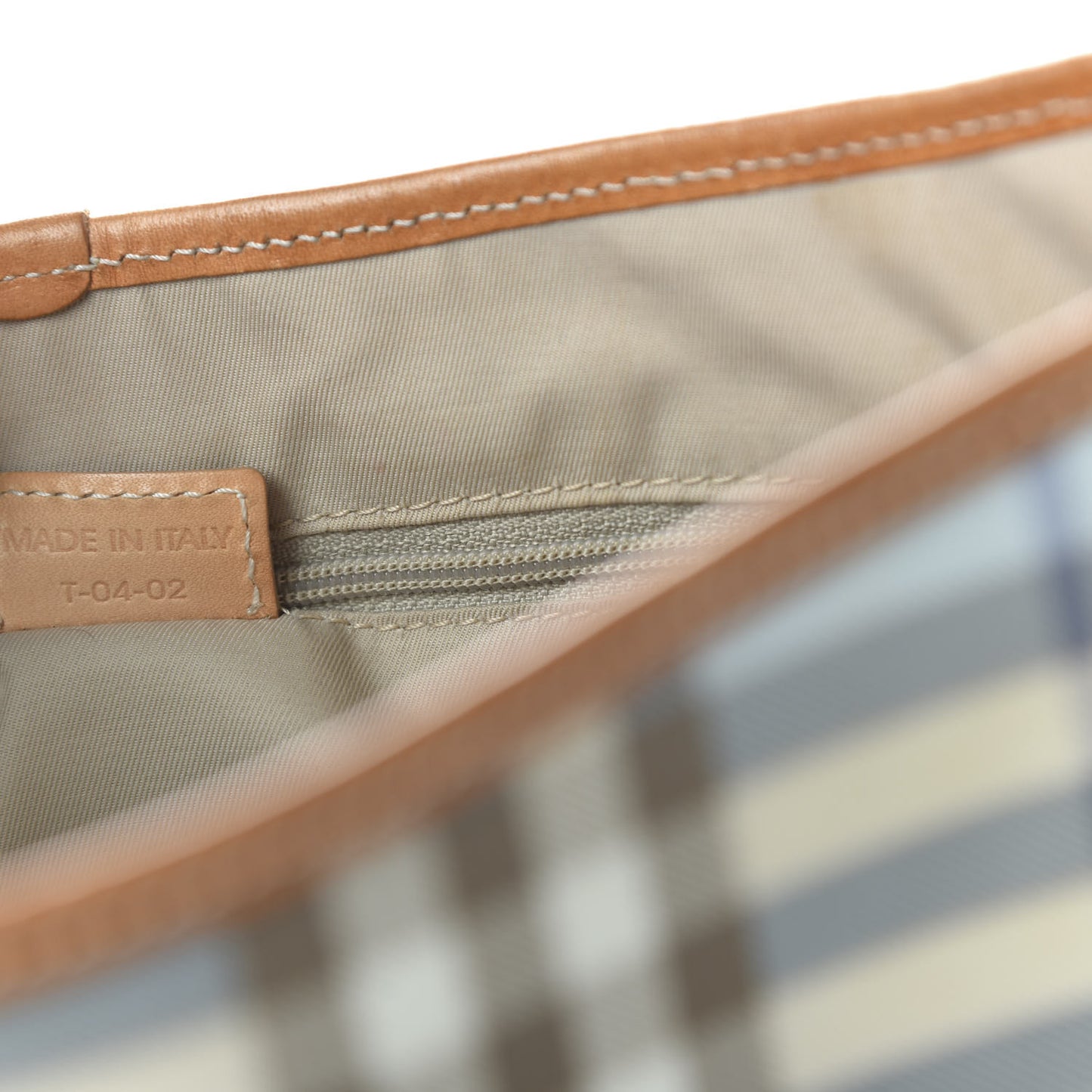 House Check Shoulder Bag Blue