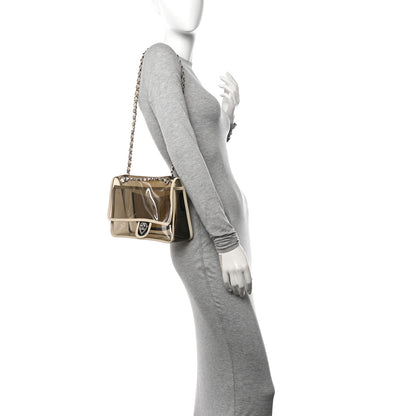 Chanel Lambskin Vinyl Large Naked Flap  Silver 2 of 10