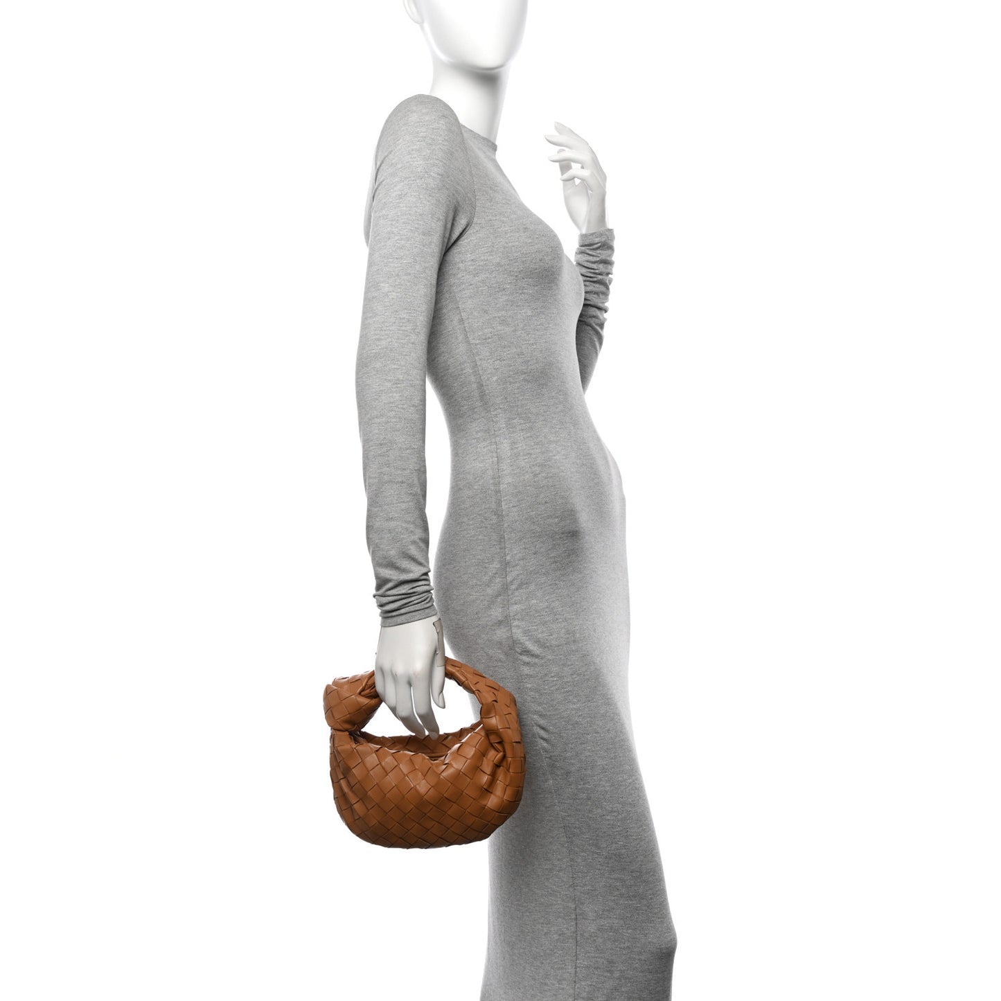 Nappa Intrecciato Mini Jodie Caramel