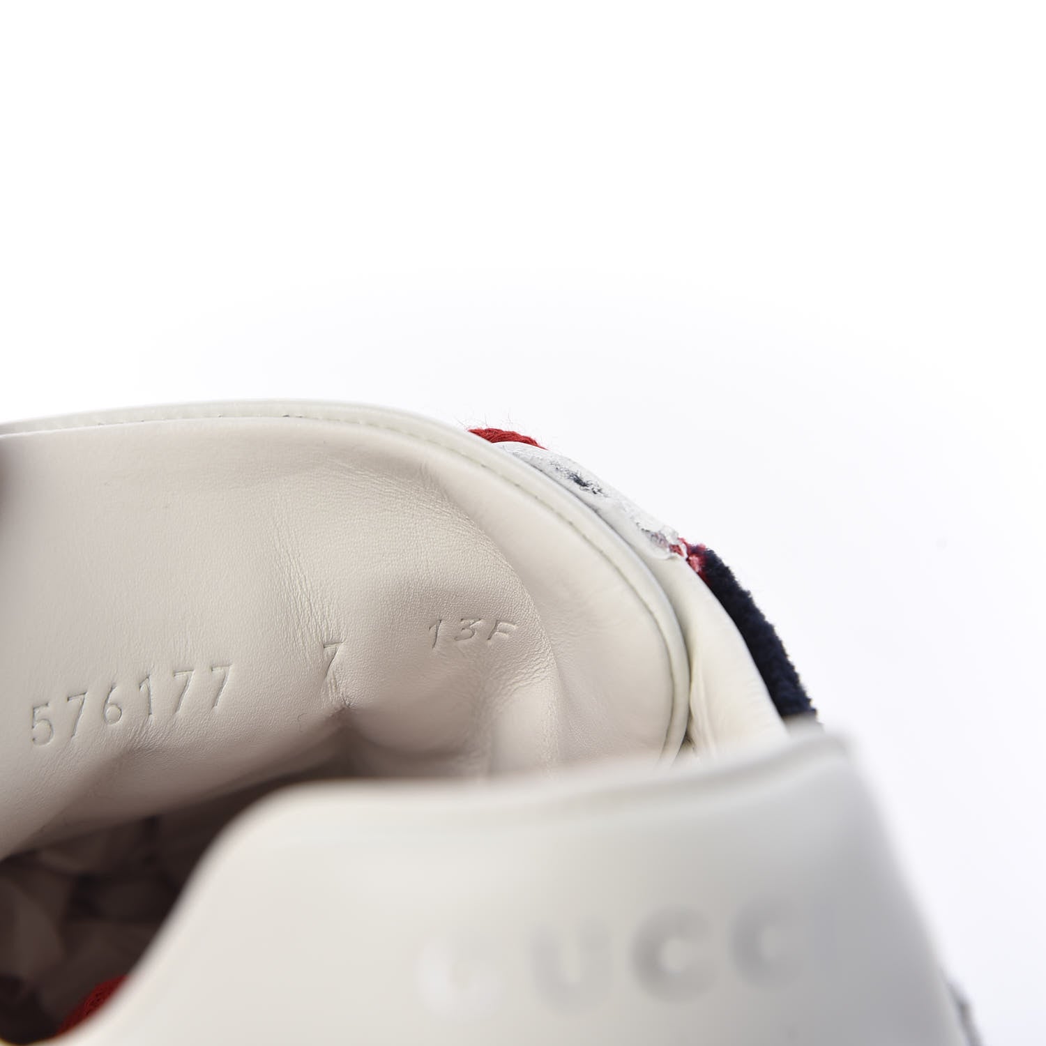 Gucci Covered Wool Big GG Monogram Mens Sneaker 7 Blue Red 9 of 9