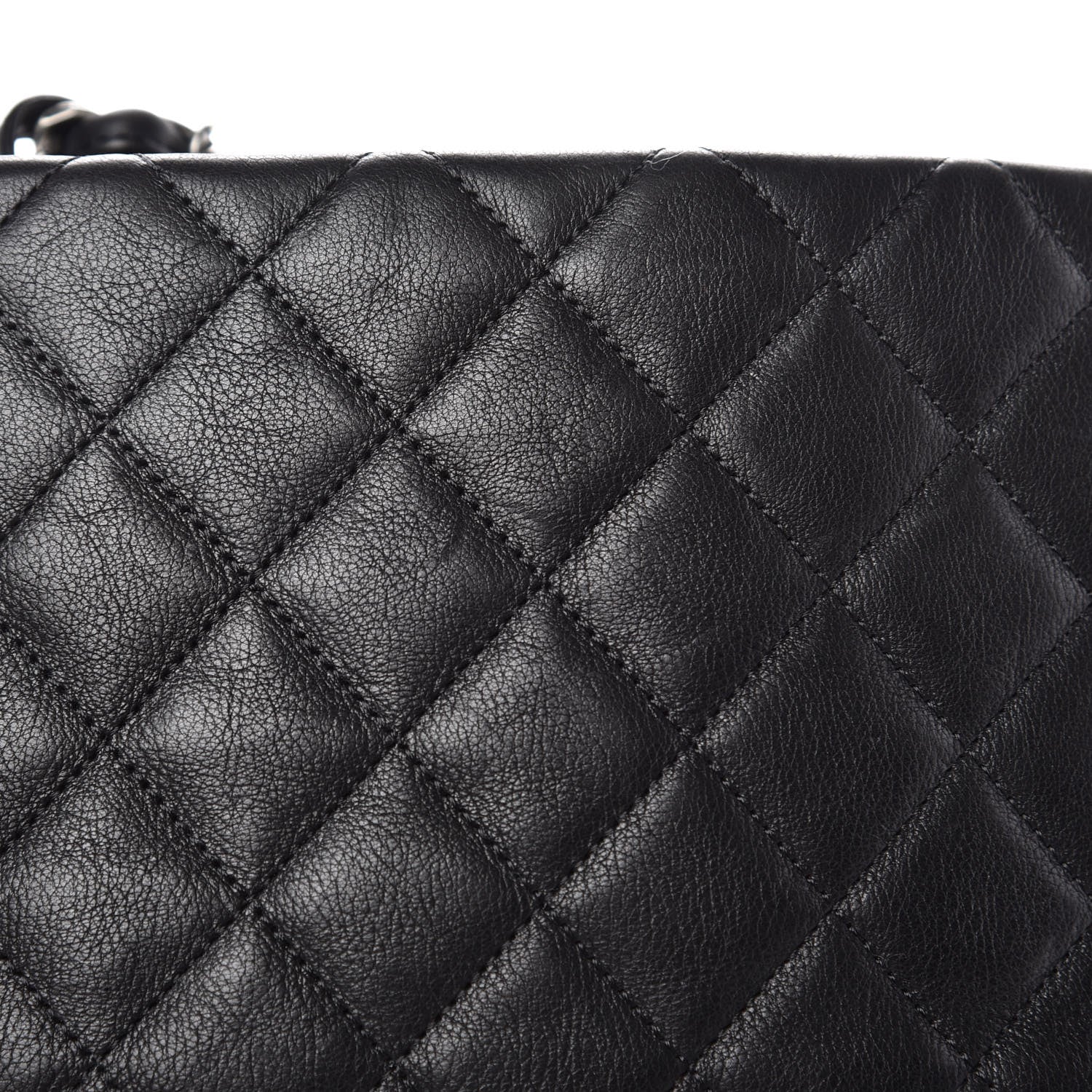Chanel Calfskin Quilted Large Istanbul Flap Black 9 of 11