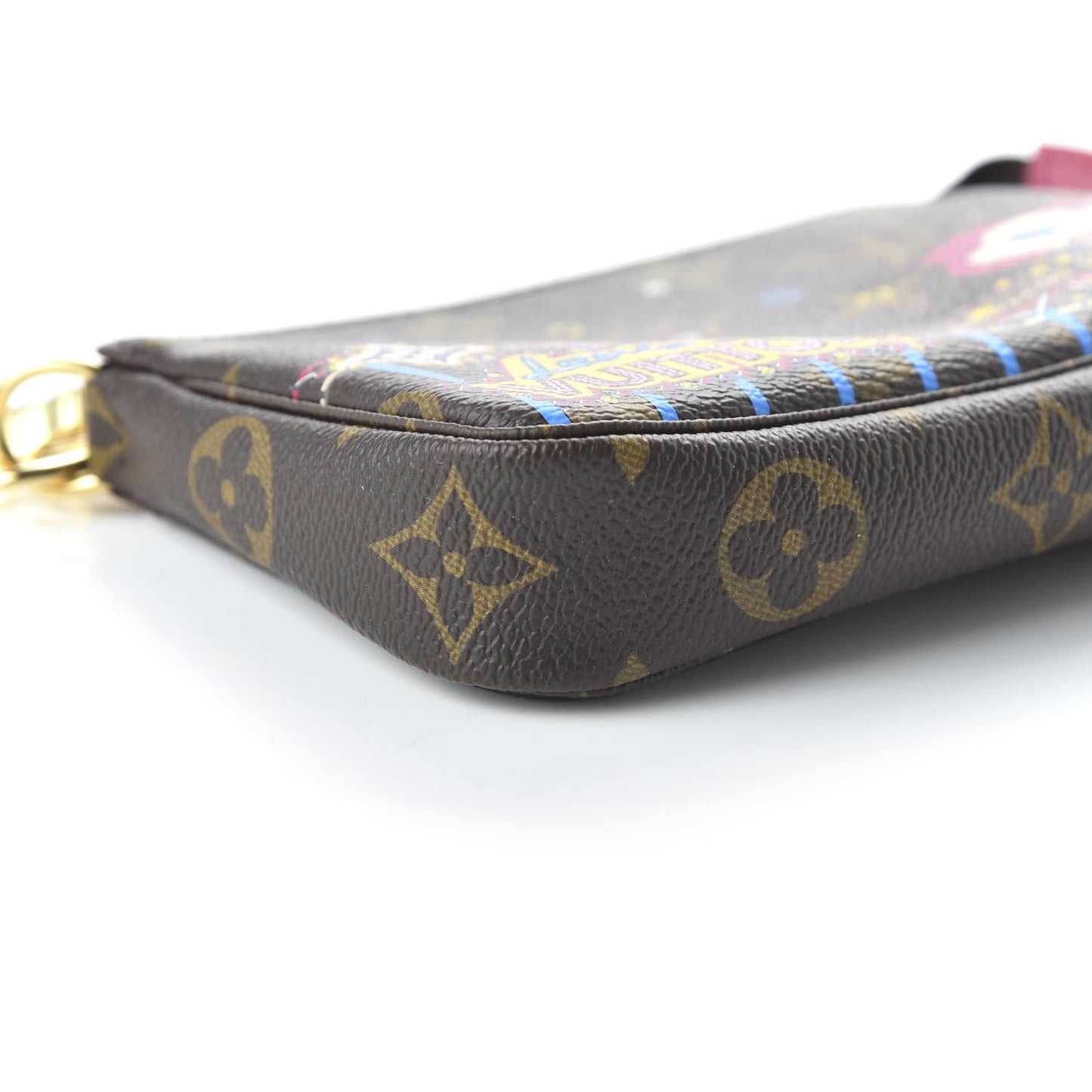 Monogram 2020 Christmas Animation Roller Coaster Mini Pochette Accessories Pivoine