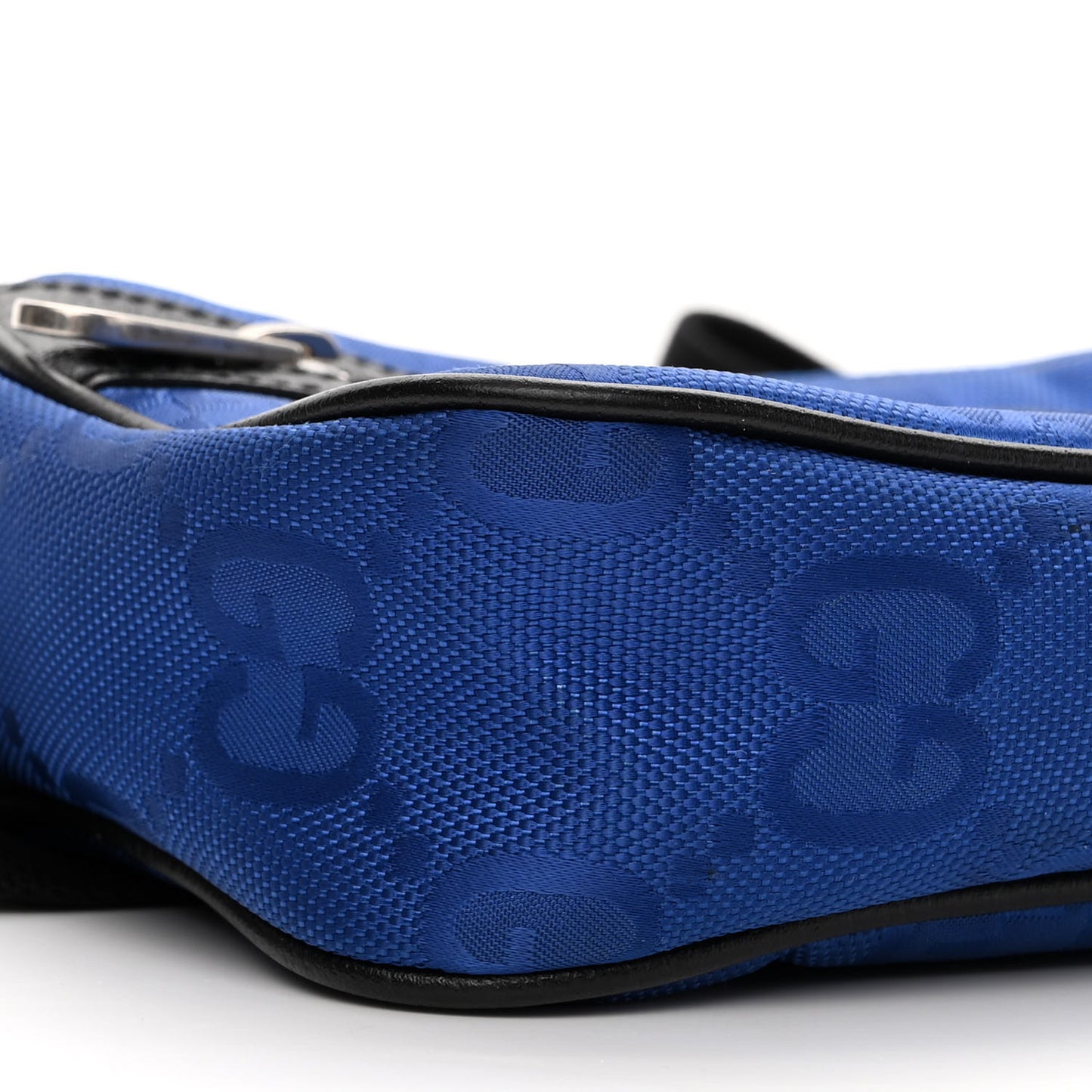 Econyl Nylon Monogram Off The Grid Belt Bag Guilted Blue Black