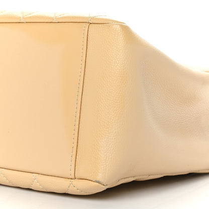 Chanel Caviar Quilted Grand Shopping Tote GST Beige 10 of 13