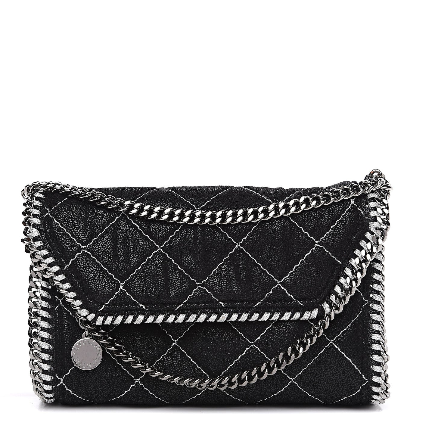 Shaggy Deer Quilted Mini Falabella Black