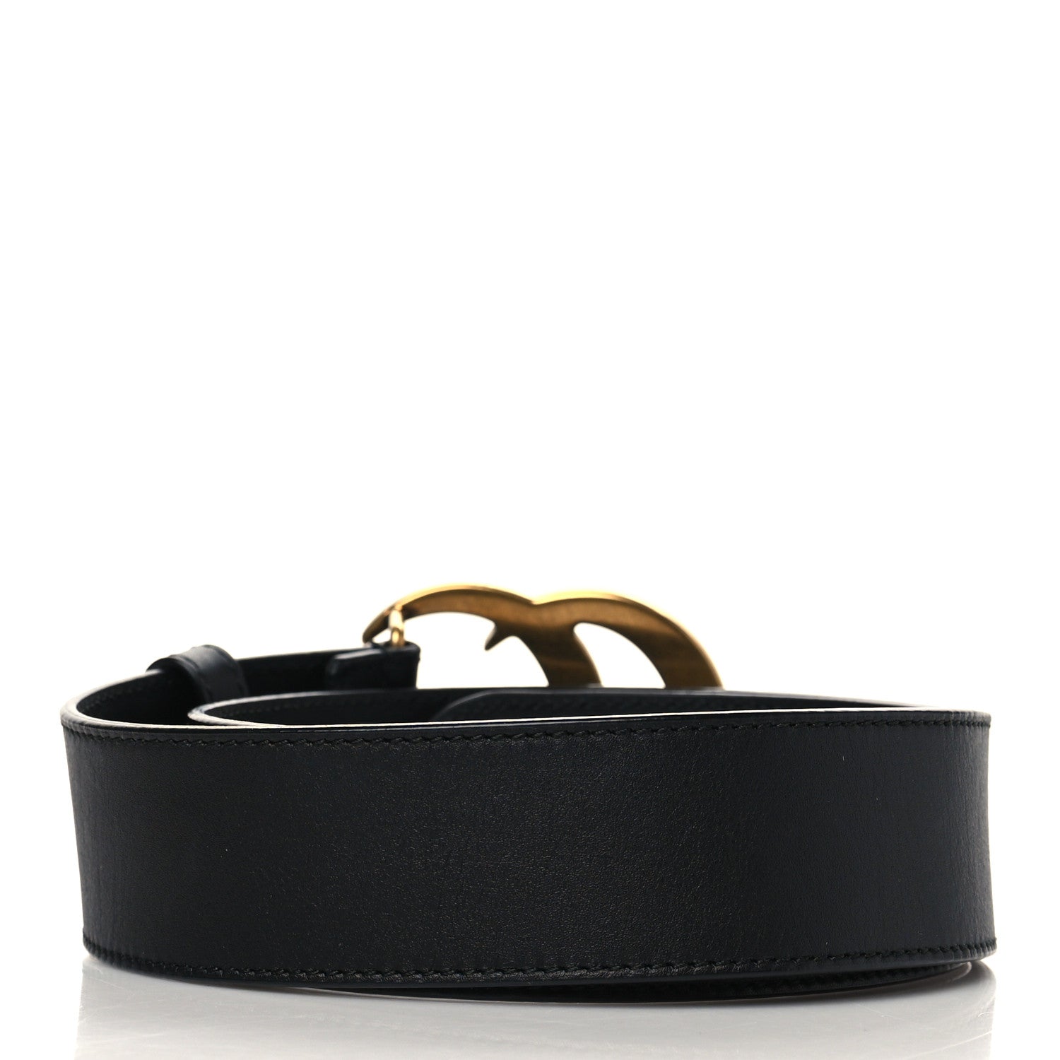 Gucci Calfskin Double G 40mm Belt 70 28 Black 3 of 5