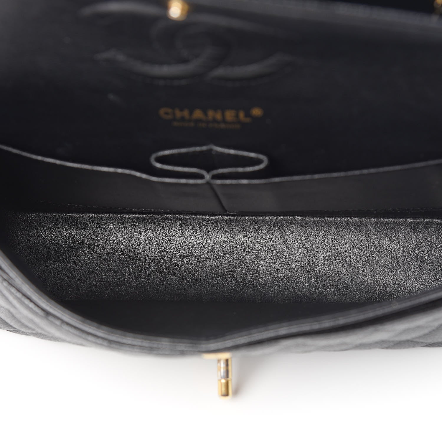 Chanel Caviar Quilted Medium Double Flap Black 5 of 12