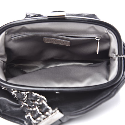 Chanel Lambskin Mini Rock and Chain Hobo Black 4 of 11