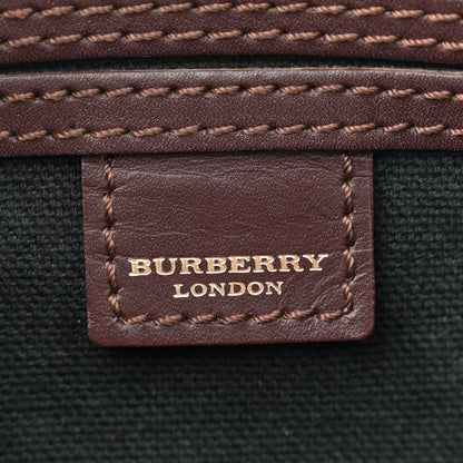 Burberry Haymarket Check Studded Bowler Brown 6 of 11