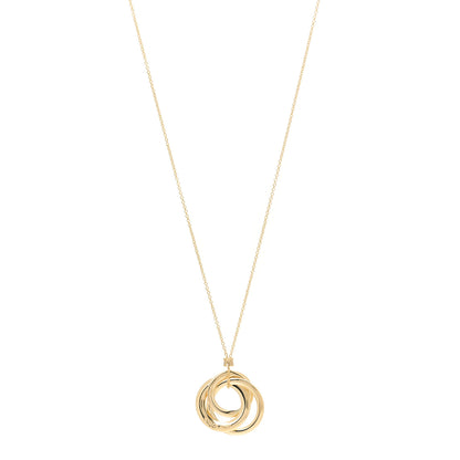 Tiffany 18K Yellow Gold 1837 Interlocking Circles Necklace 1 of 6