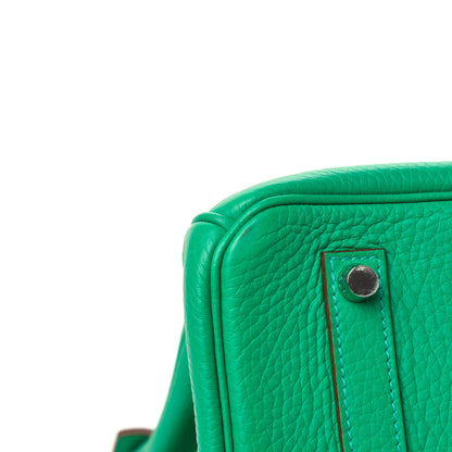 Hermes Taurillon Clemence Birkin 35 Menthe 8 of 14