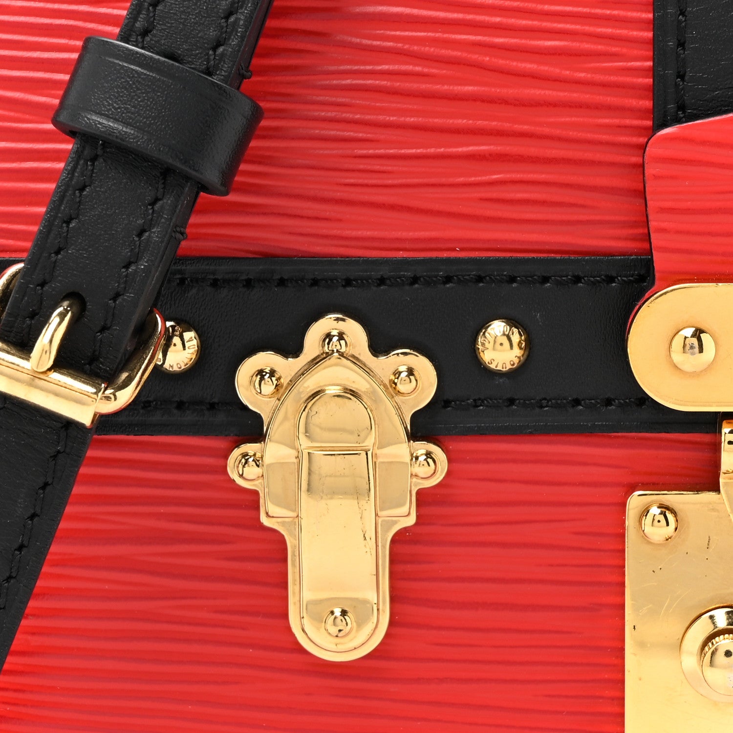 Louis Vuitton Epi Trunk Clutch Red 8 of 16
