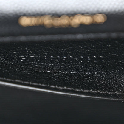 Saint Laurent Grain De Poudre Small Classic Monogram Kate Satchel Black 7 of 12