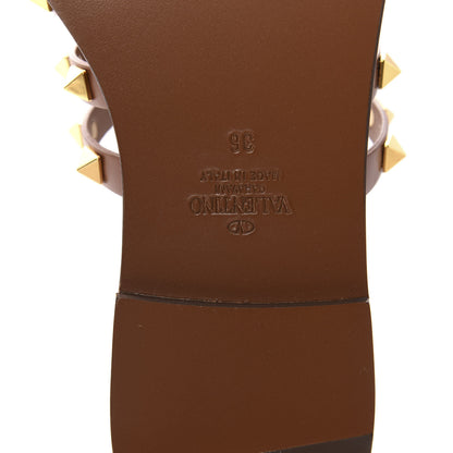 Valentino Garavani Calfskin Rockstud Flair Flat Thong Sandals 36 Selleria 8 of 9