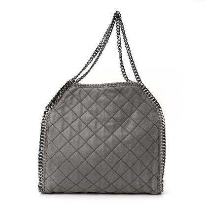 Stella McCartney Shaggy Deer Quilted Small Falabella Tote  Light Grey 1 of 9