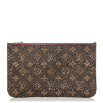 Louis Vuitton Monogram Neverfull MM GM Pochette Pivoine 1 of 6