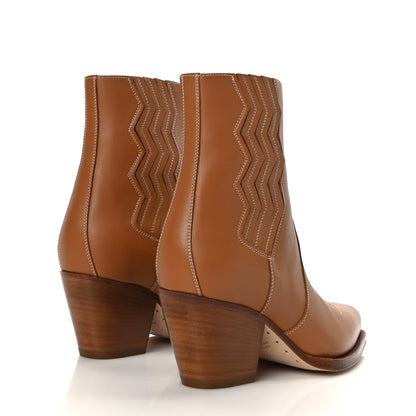 Hermes Calfskin Womens Vegas Ankle Boot 38 Naturel 4 of 8