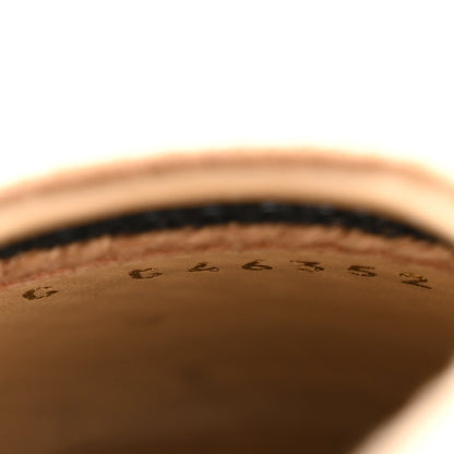 Chanel Raffia Cap Toe Ballerina Flats 40 Black Beige 9 of 10