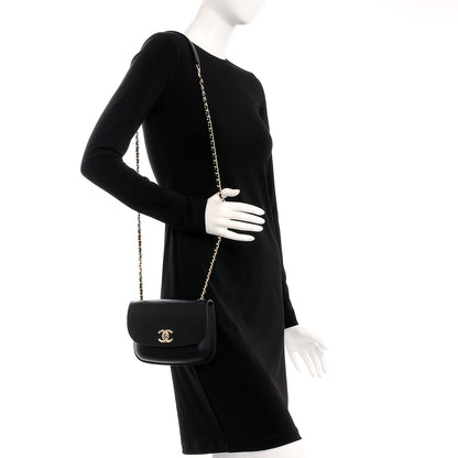 Chanel Caviar Mini Chain Flap Bag Black 2 of 9