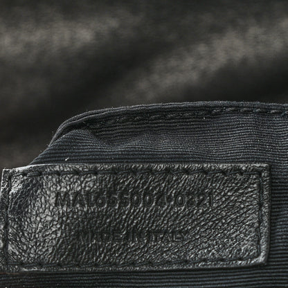 Saint Laurent Lambskin Quilted Sade Puffer Envelope Clutch Black 7 of 9
