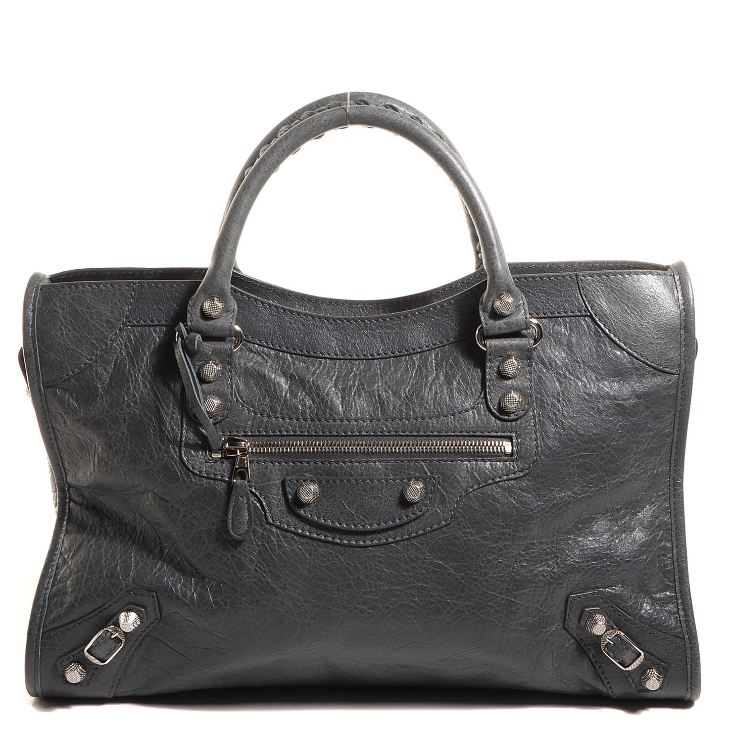 Agneau Giant 12 Silver Hardware City Gris Tarmac