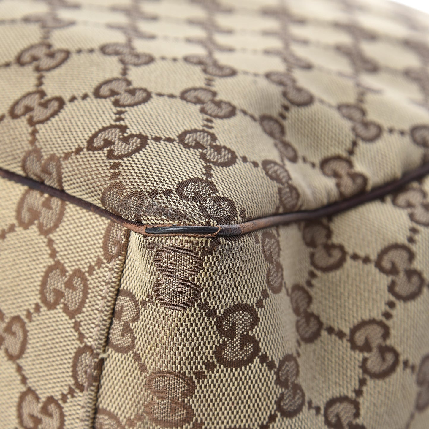 Monogram Large Positano Tote Brown
