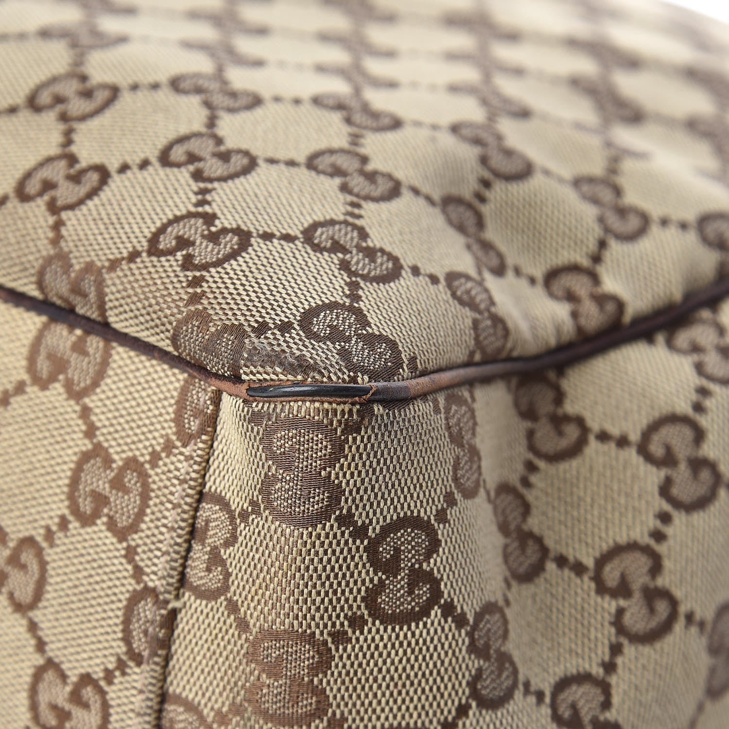 Gucci Monogram Large Positano Tote Brown 13 of 19