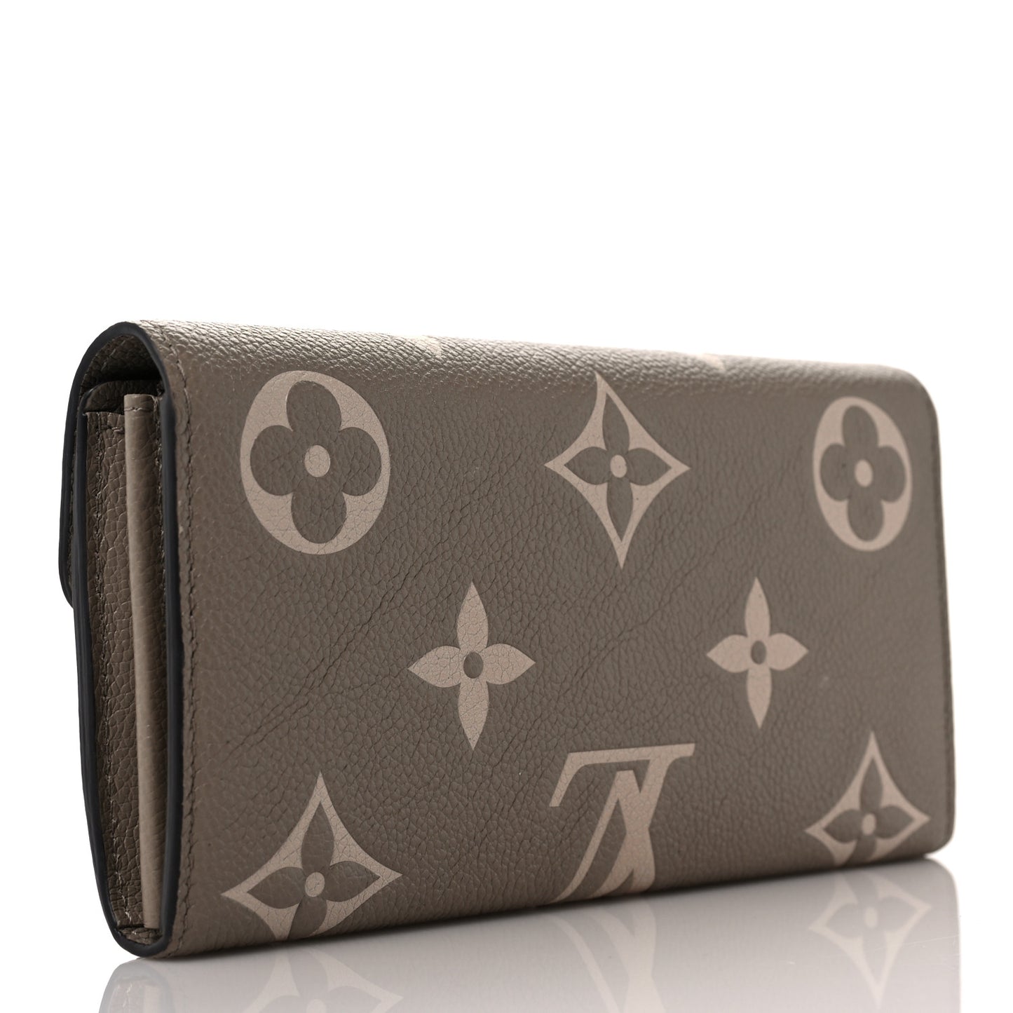 Empreinte Monogram Giant Sarah Wallet Tourterelle Creme