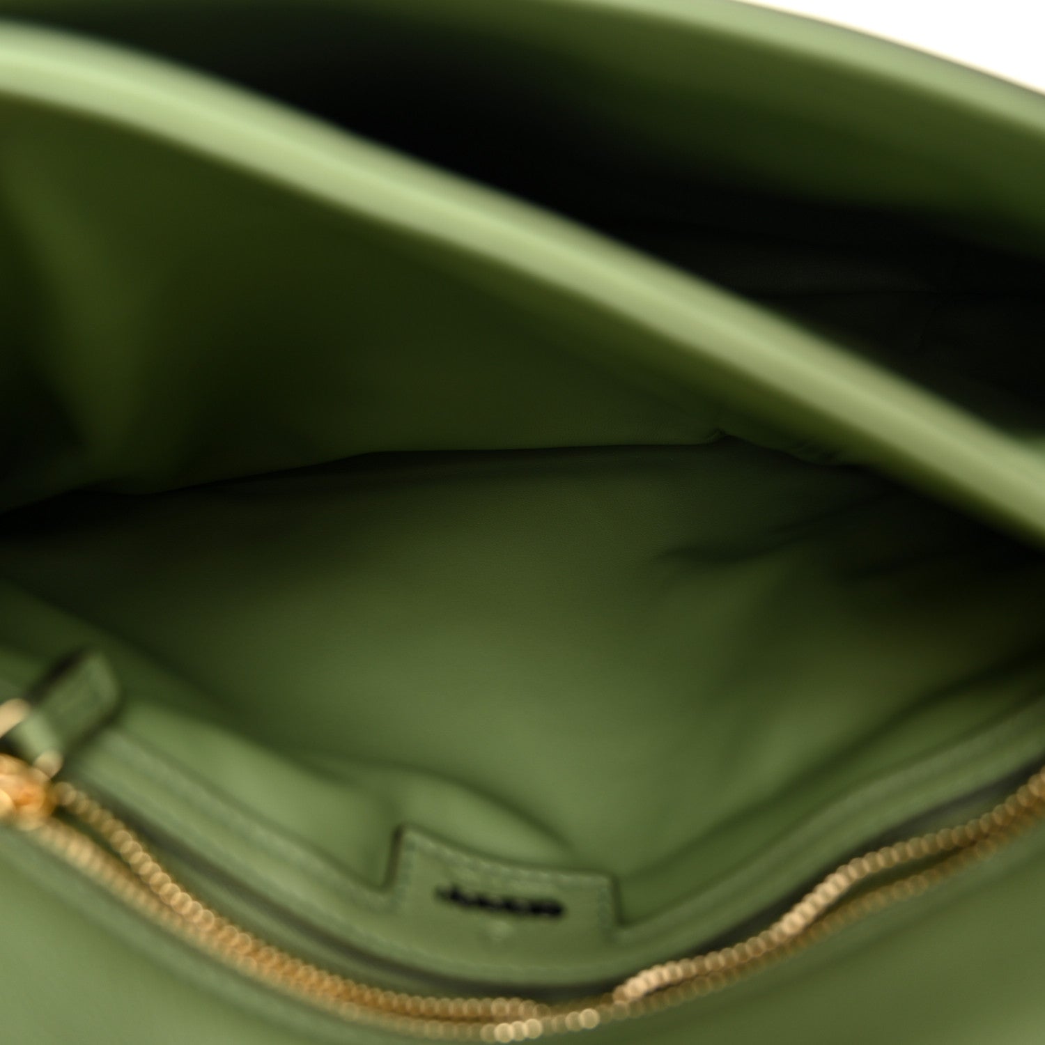 Gucci Roxy Calfskin Web Medium Blondie Top Handle Shoulder Flap Bag Salamander Green 6 of 12