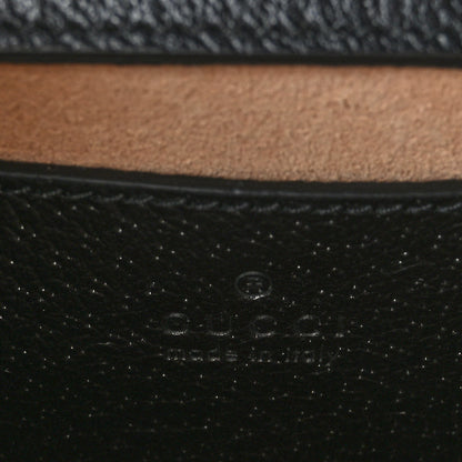 Gucci Textured Dollar Calfskin Web Mini Diana Tote Bag Black 6 of 9