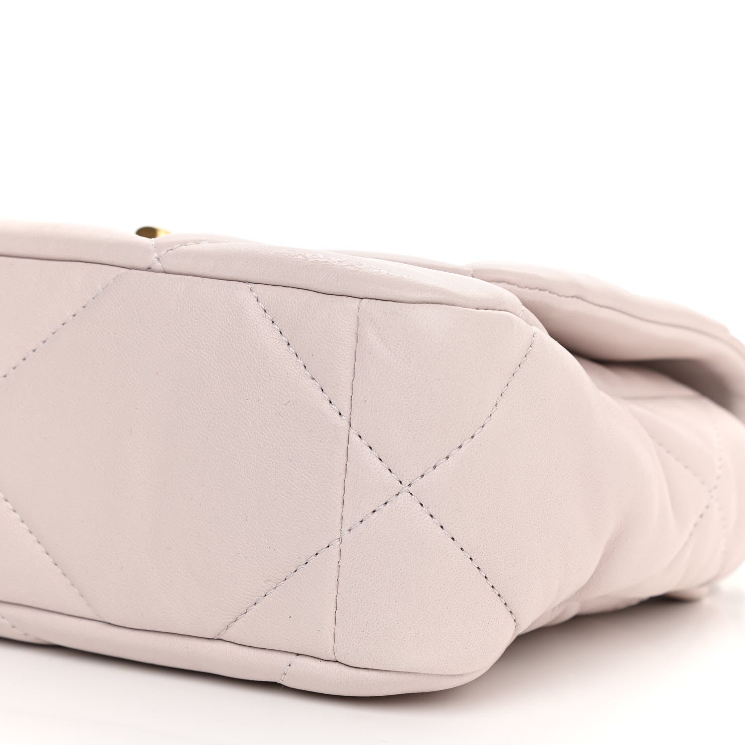 Chanel Lambskin Quilted Medium Chanel 19 Flap Light Purple 10 of 11