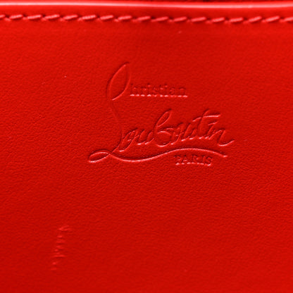 Christian Louboutin Calfskin Paris Marie Jane Perforated Glitter Logo Backpack White 6 of 13