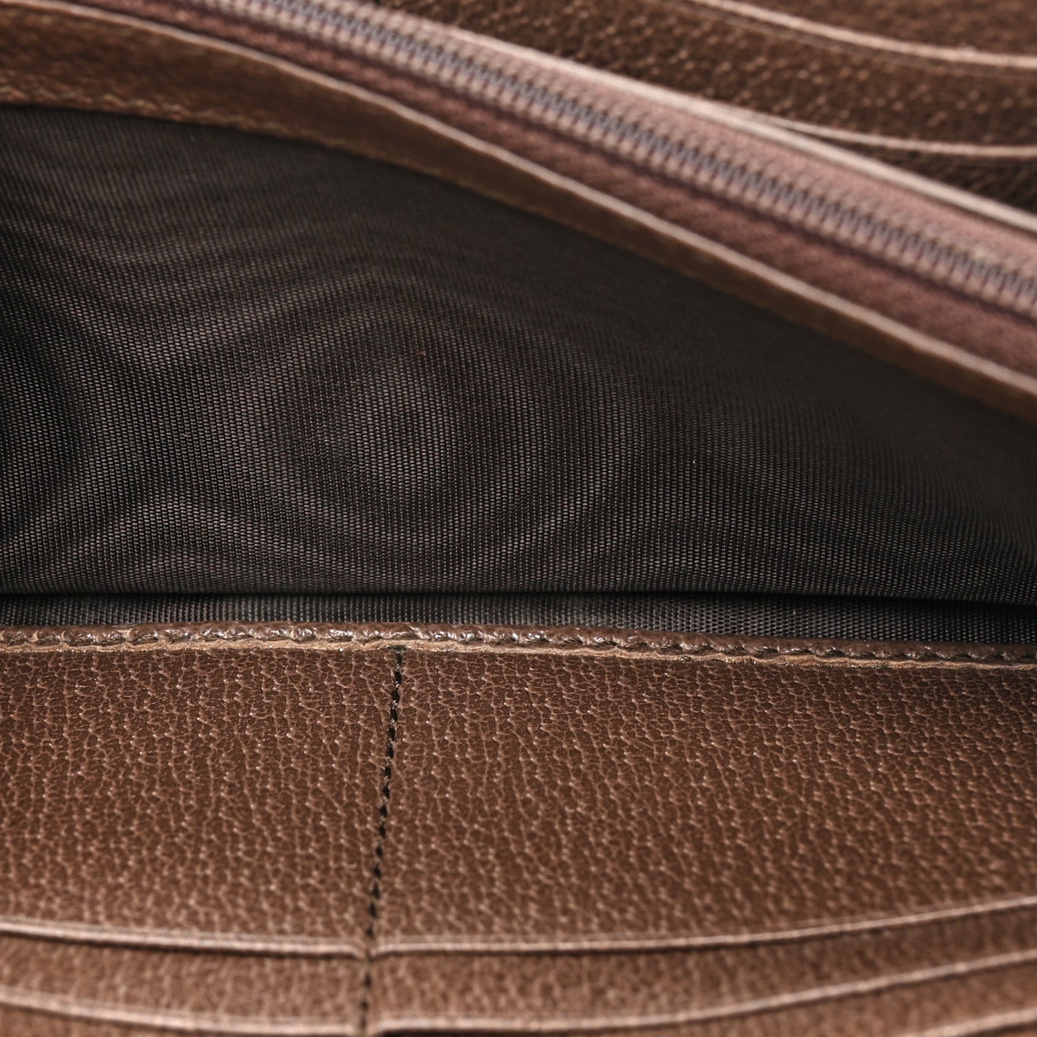 Gucci GG Supreme Monogram Web Ophidia Continental Wallet Brown 8 of 18