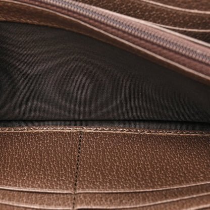 Gucci GG Supreme Monogram Web Ophidia Continental Wallet Brown 8 of 18