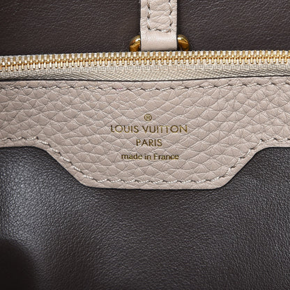 Louis Vuitton Taurillon Capucines MM Galet 6 of 10