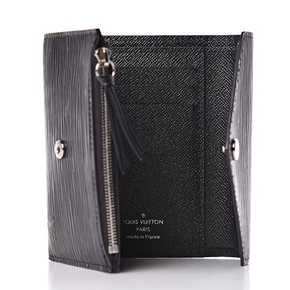 Louis Vuitton Epi Victorine Wallet Black 5 of 6