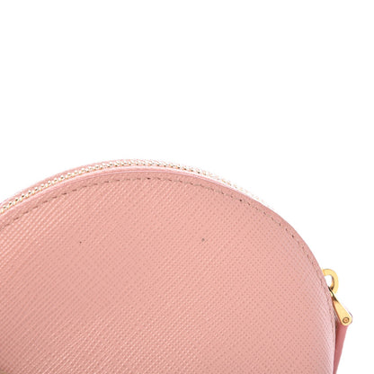 Prada Saffiano Metal Coin Purse Orchidea 8 of 9