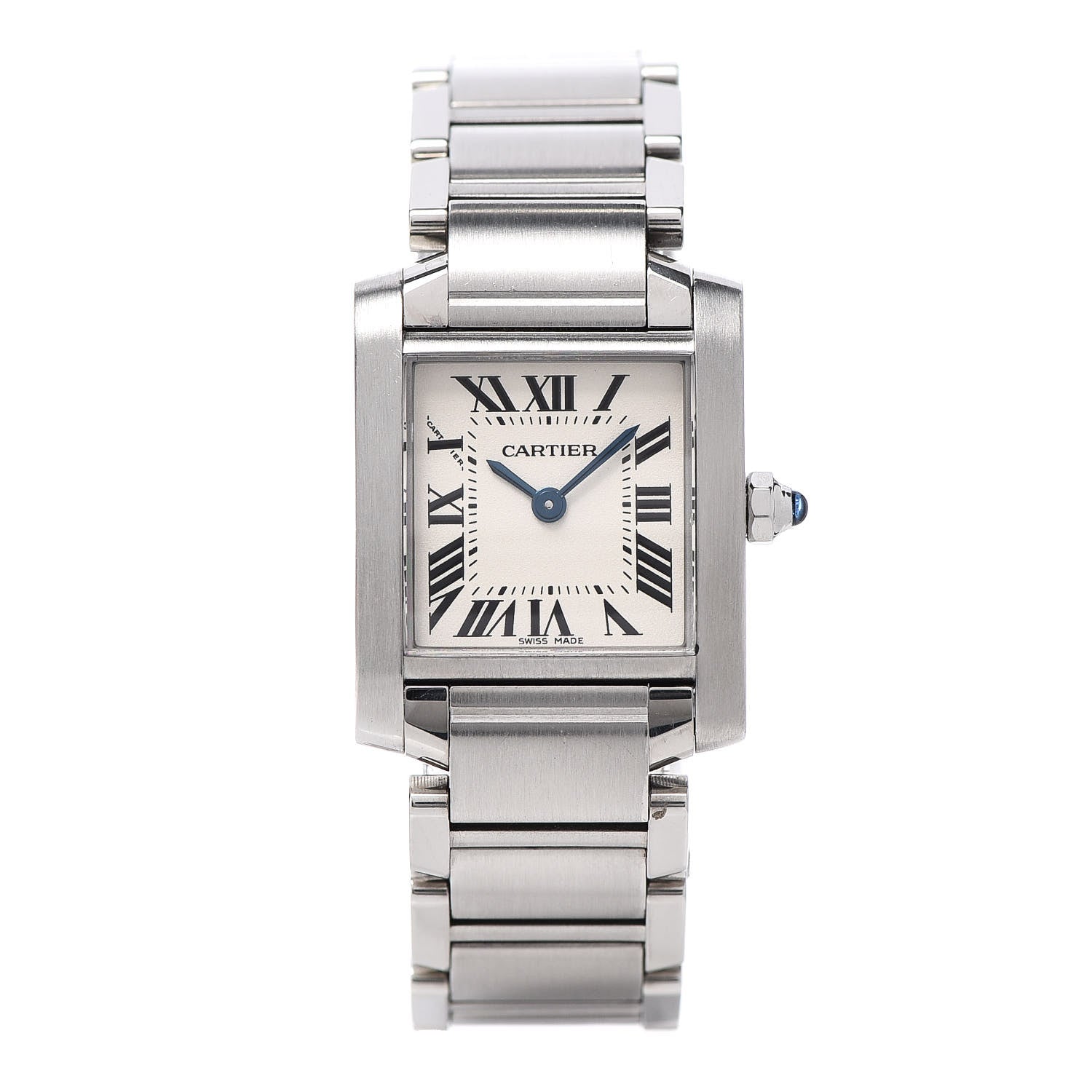 Cartier Stainless Steel 20mm Tank Francaise Quartz Watch 1 of 6