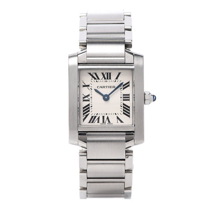 Cartier Stainless Steel 20mm Tank Francaise Quartz Watch 1 of 6